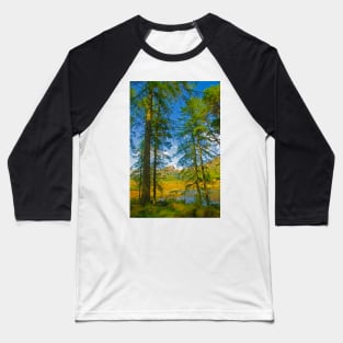 Evergreens by Blea Tarn Baseball T-Shirt